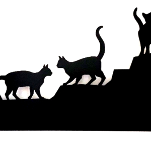 Frise Métal "Chats"