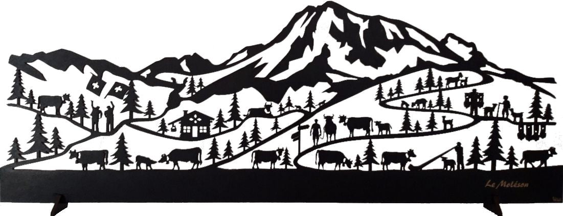 Frise en bois MDF "Moléson"