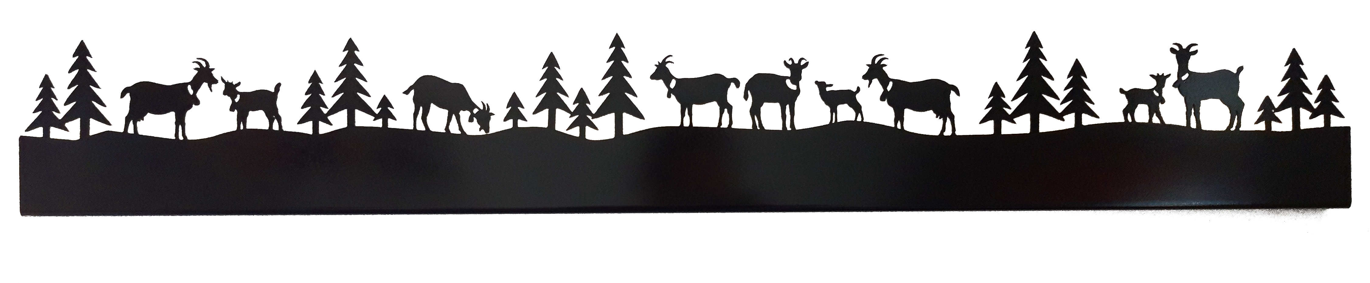 Frise Métal "Chèvres"