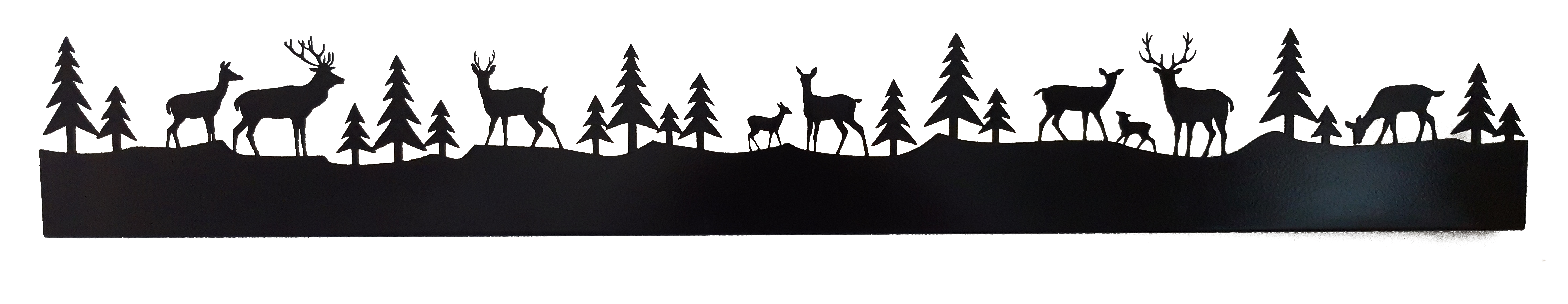 Frise Métal "Cerfs"