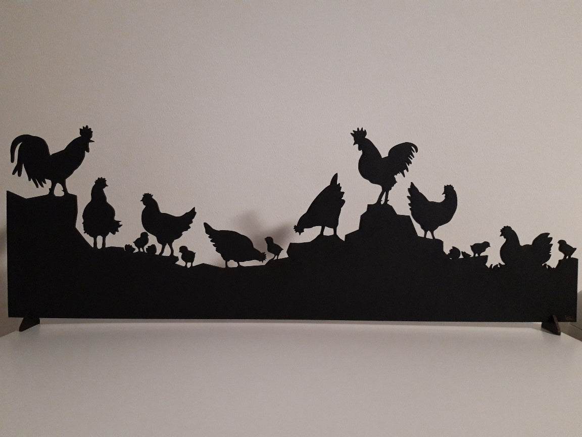 Frise Poules MDF – Image 2