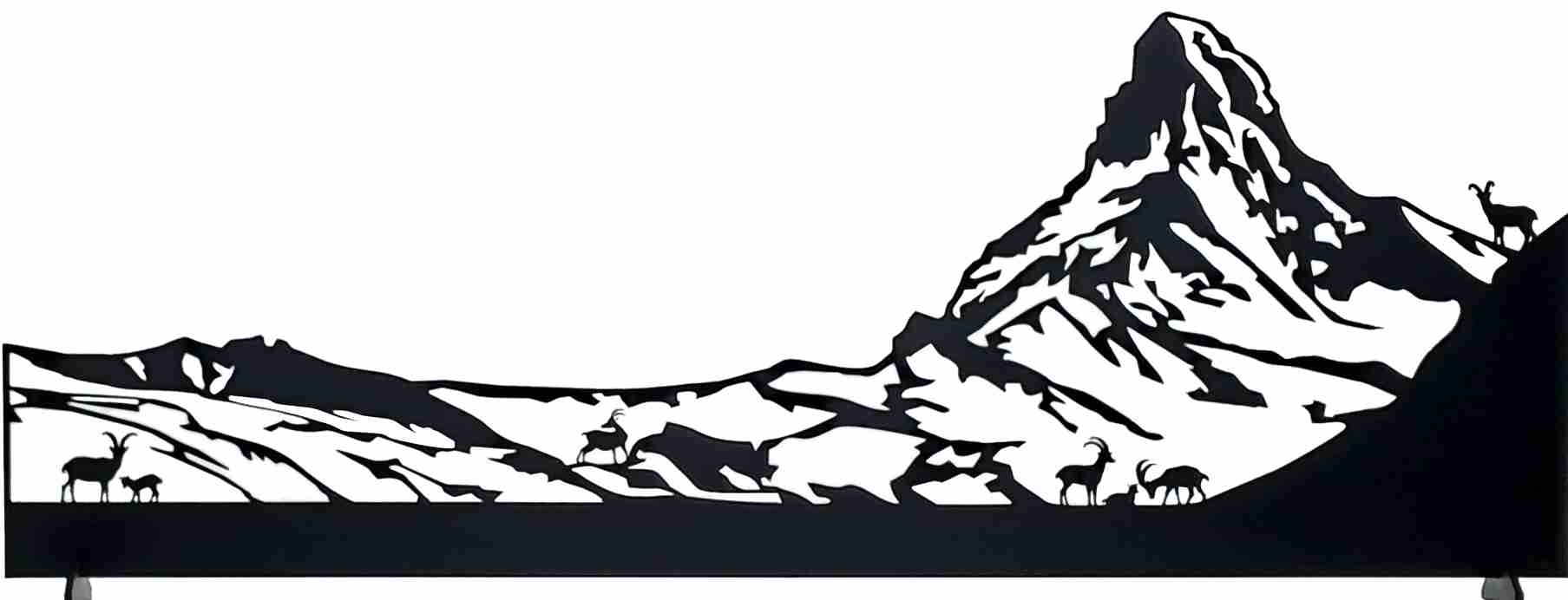 Frise en bois MDF "Cervin"